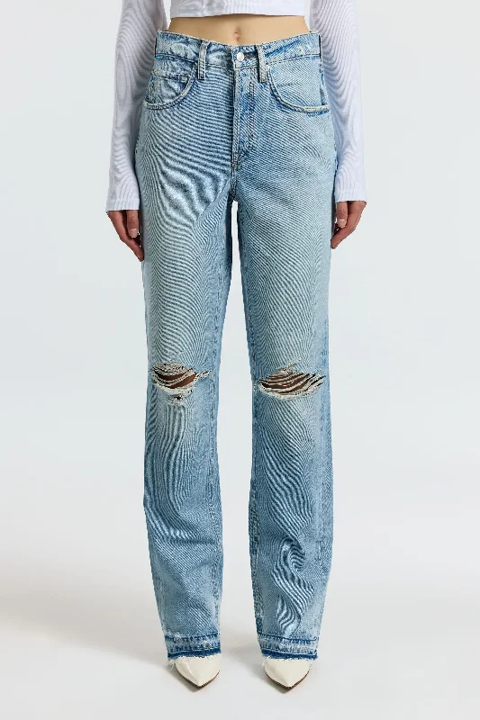 Kate Jean (Sale) Trendy Bootcut High-Waisted Jeans