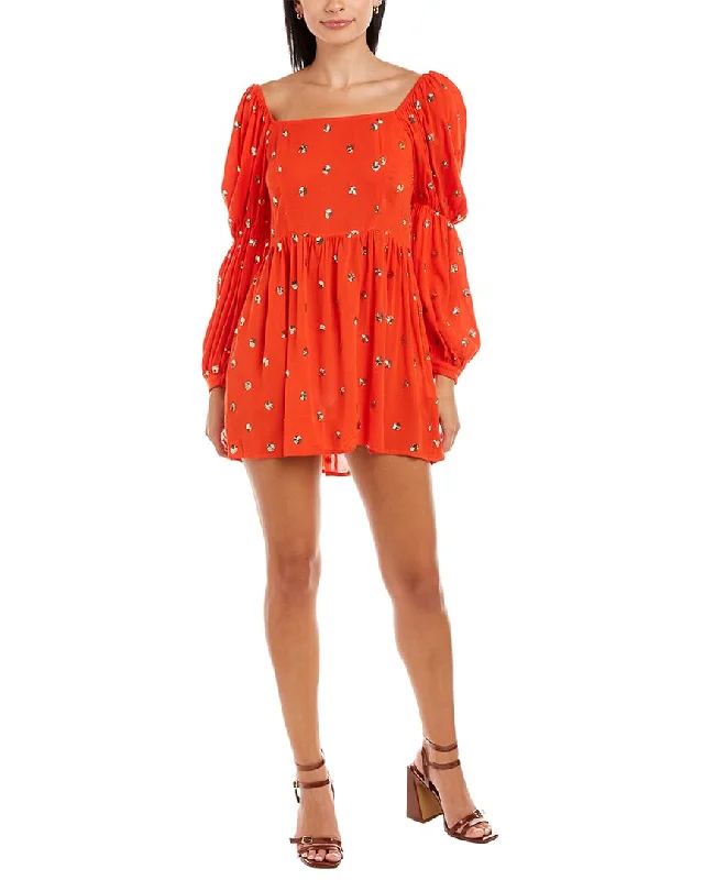 Traffic People Trance Mini Dress Cozy Jersey Mini Dress