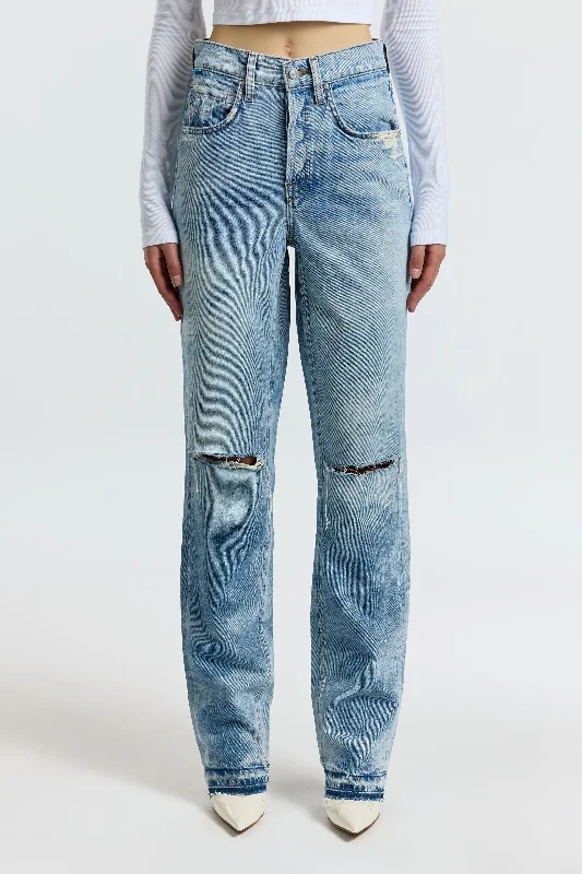 Kate Jean (Sale) Comfortable Folded Hem Jeans