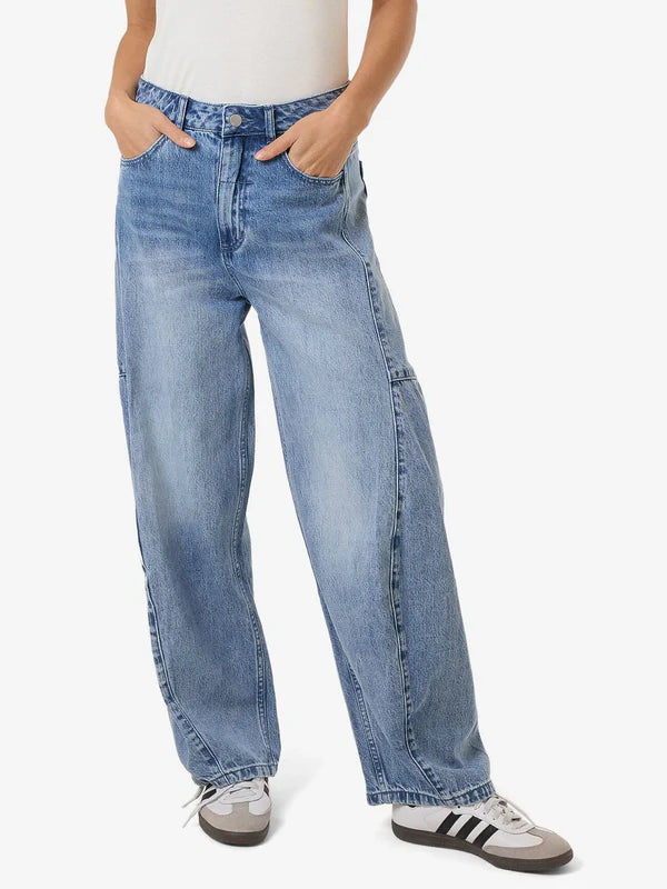 Thrills Ronnie Jean - TEMPEST BLUE Stylish Shredded Denim Jeans