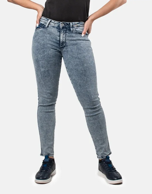 Guess Eco Acid Wash Sexy Curve Jeans Fashionable Raw Edge Jeans