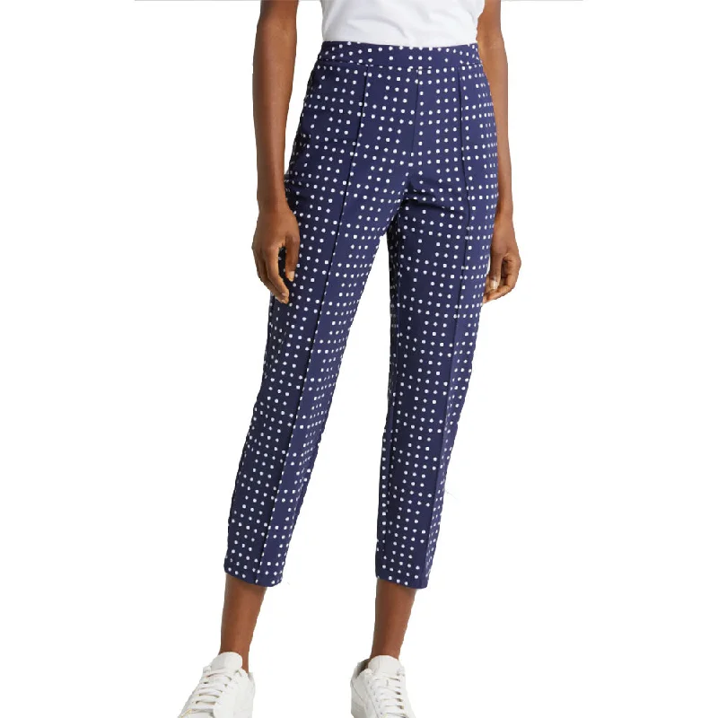 Kinona Tailored Domino Navy Womens Crop Golf Pants Trendy Work Pants