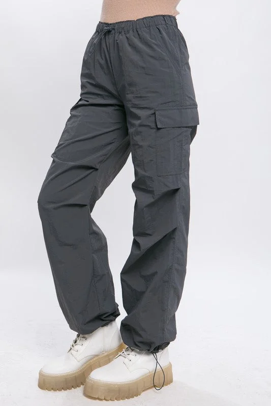 Loose Parachute Pant Lightweight Linen Pants