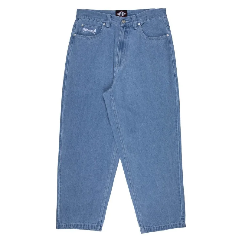 Independent Pant 215 Span - Light Blue Stonewash Trendy Tapered Pants