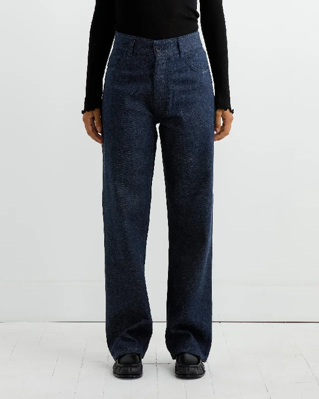 Tajo Pant in Blue Elegant Silk Pants