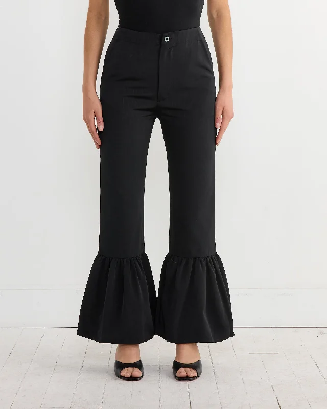 Rome Pant in Noir Soft Wool Pants