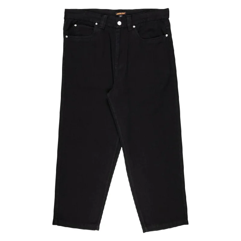 Santa Cruz Pant Big Pant - Dye Black Classic Cropped Pants