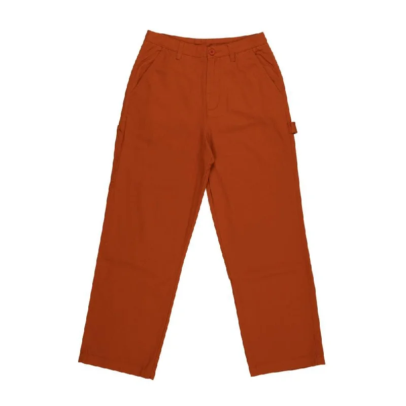 Santa Cruz Womens Pant Nolan Carpenter Pant - Rust Classic Cropped Pants