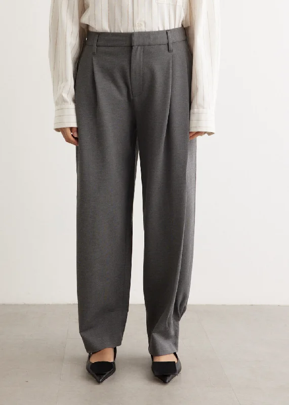 Cecily Ponte Pants Casual Wide Pants