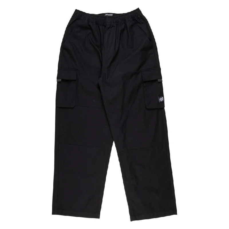 Santa Cruz Pant Trooper Cargo - Black Stylish Slim Trousers