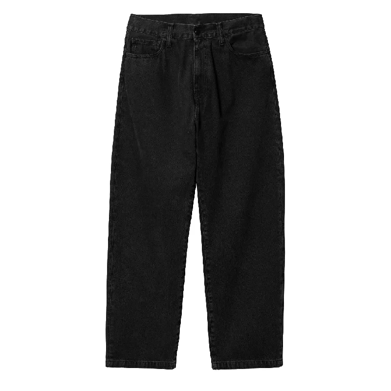 Carhartt WIP Landon Pant Black Stone Washed Elegant Silk Pants