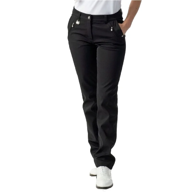 Daily Sports Irene 29in Black Womens Golf Pants Trendy Velvet Pants