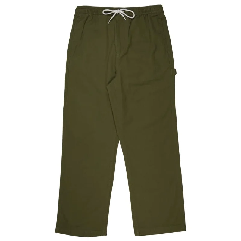 Santa Cruz Womens Pant Coombe Pant - Green Stylish Paperbag Waist Pants