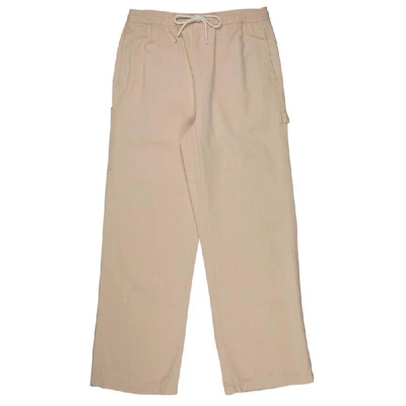 Santa Cruz Womens Pant Coombe Pant - Ecru Fleck Chic Slim Fit Pants