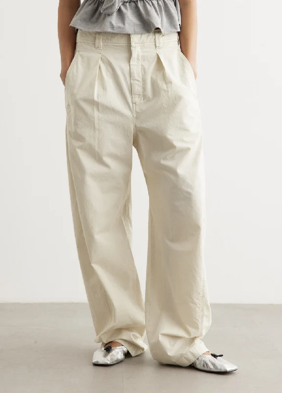 Multi-Topstitch Pants Chic Faux Leather Pants