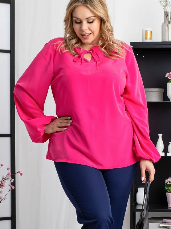 Plus size blouse Karko Wrap Front Blouse