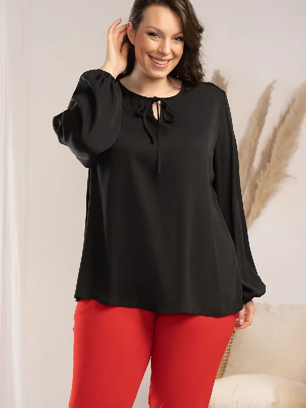 Plus size blouse Karko Ruffled Neck Blouse