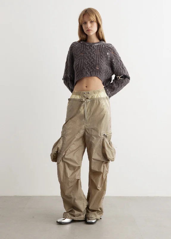 Ballon Pocket Parachute Pants Comfortable Maternity Pants