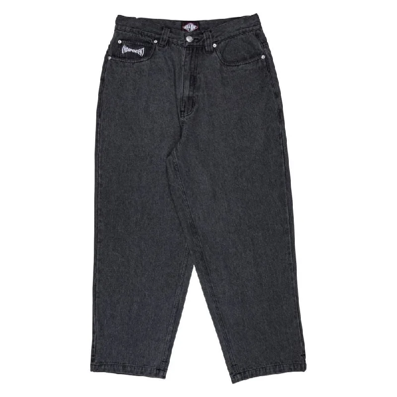 Independent Pant 215 Span - Black Stonewash Comfy High-Waist Jeans