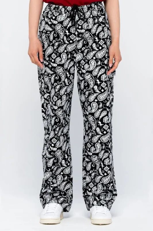 Santa Cruz Womens Pant Coombe Pant - Screaming Paisley Print Stylish Slim Trousers