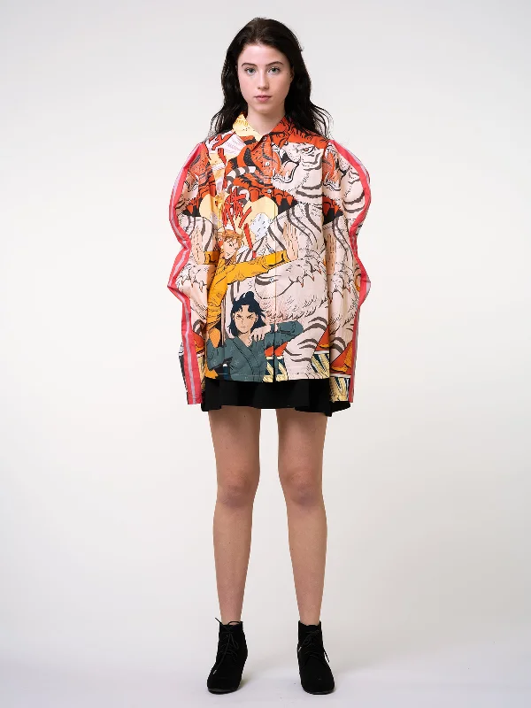 Mukzin | Heroes of the Marshes Blouse Floral Chiffon Blouse