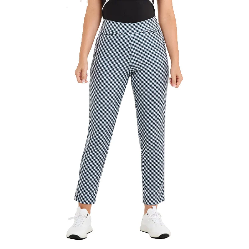 Sofibella Monochrome 28 Inch Womens Golf Pants Fashionable Button-Up Pants