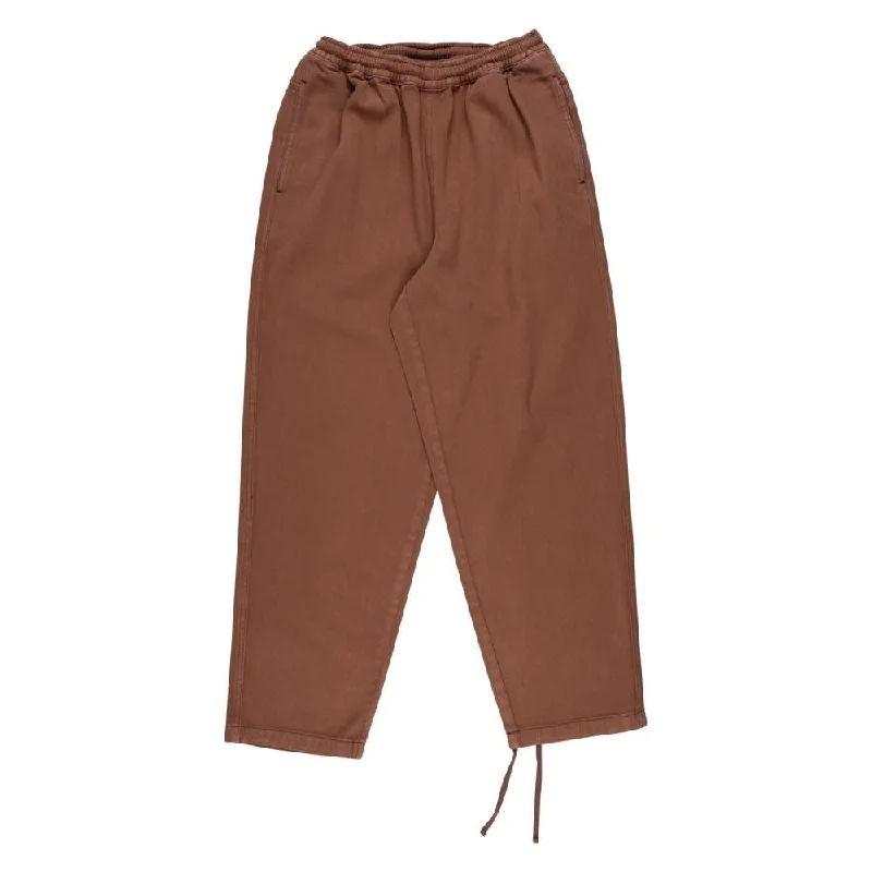 Santa Cruz Pant Unite - Brown Overdye Elegant Wool Trousers