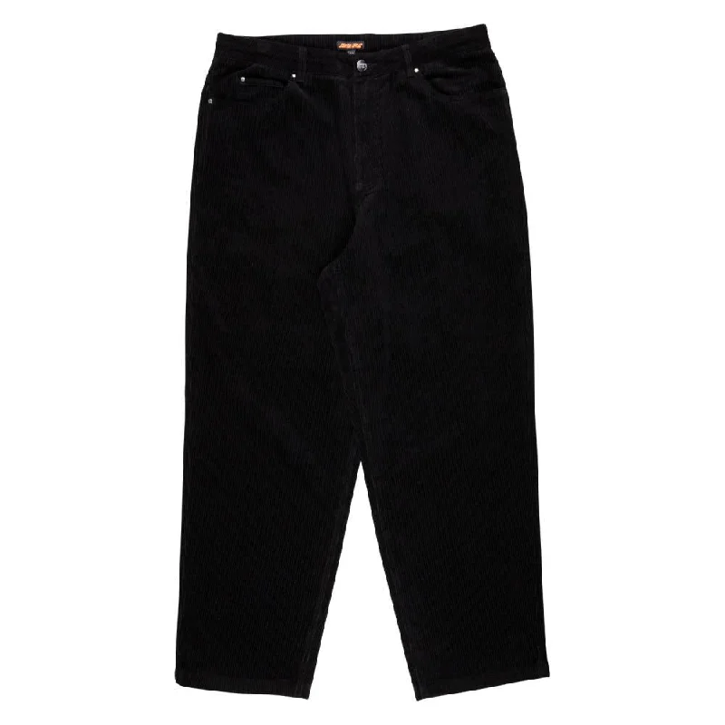 Santa Cruz Pant Big Pants - Black Cord Casual Lounge Pants