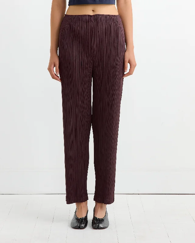 MC Sept Pant in Dark Brown Soft Stretch Leggings