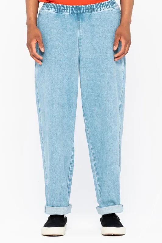 Santa Cruz Pant Local Pant - Light Blue Denim Formal Stretch Pants