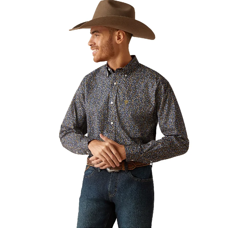 Wrinkle Free Kolson Classic Fit Western Shirt Embroidered Appliqued Beaded