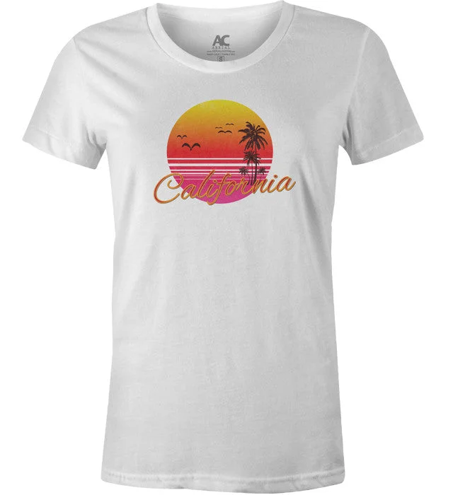 CALIFORNIA DREAMIN T-SHIRT Print Jacquard Patchwork