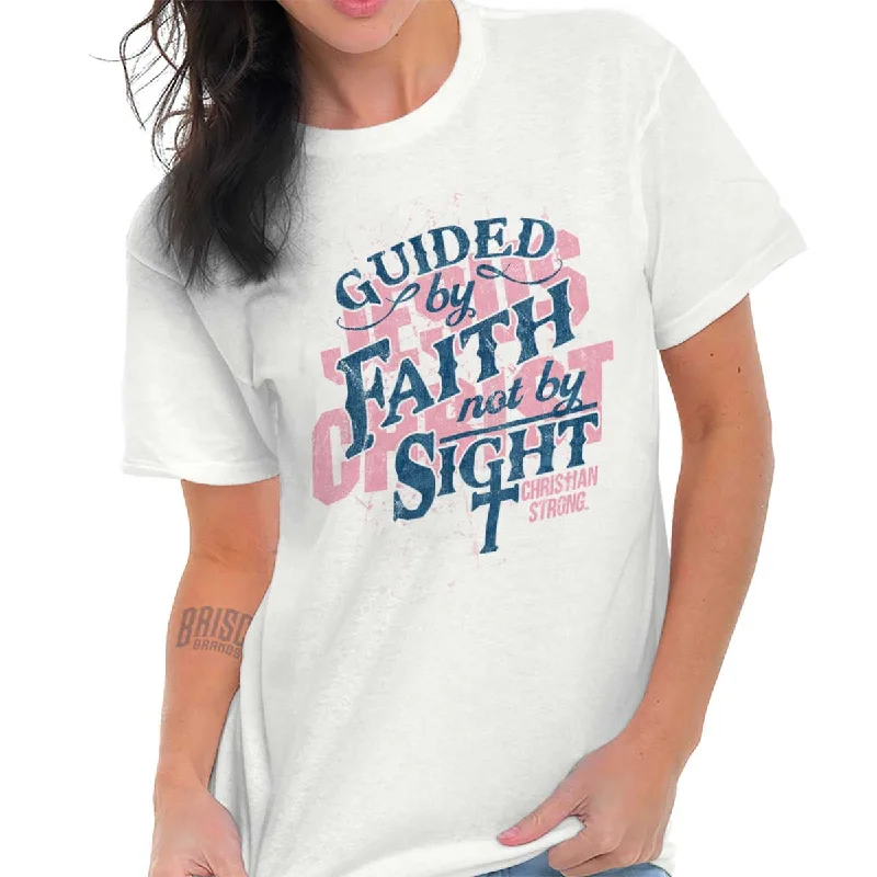 Not By Sight T Shirt Zippered Buttoned Snapped