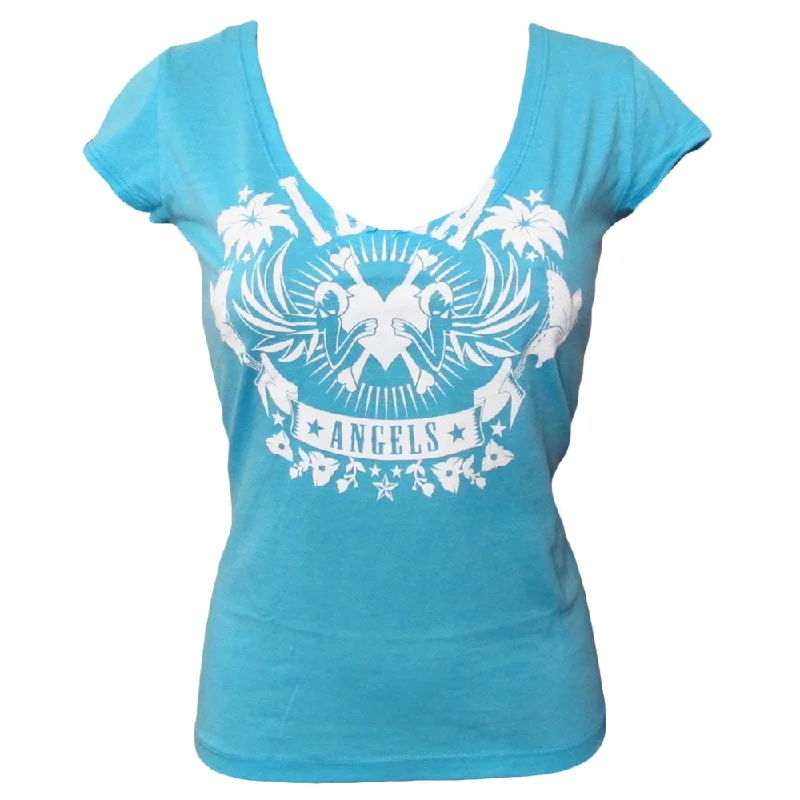 Ibiza Angels Classic Logo Women's T-Shirt Fitted T-Shirt Seamless Stretchy