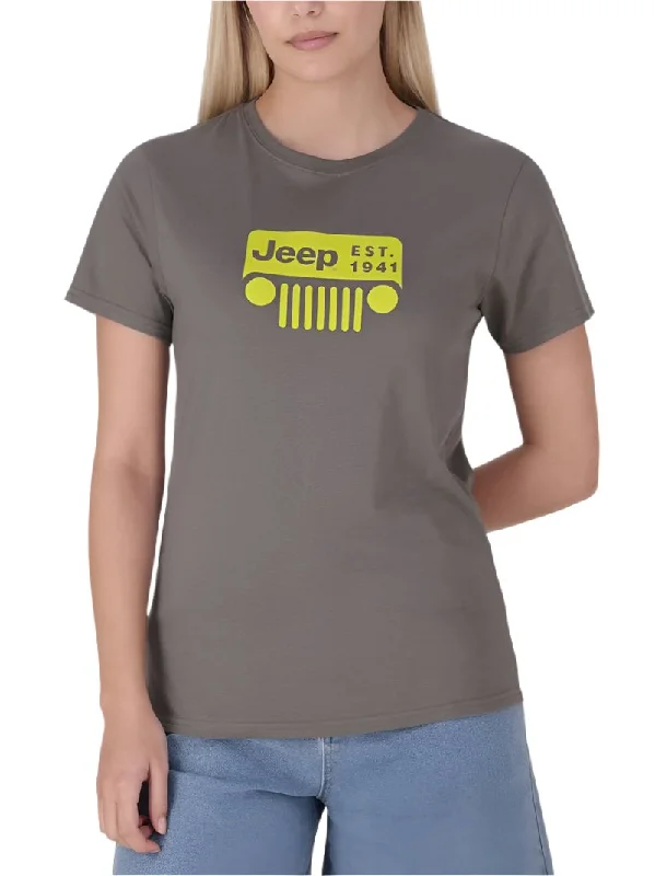 Jeep Jls24200 -L- Iconic Grill Core Tee Olive Elasticated Padded Insulated