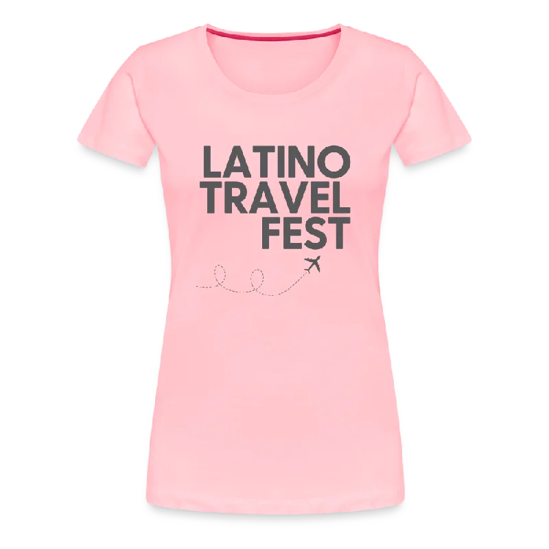 2023 Latino Travel Fest Women’s Premium T-Shirt Elasticated Padded Insulated