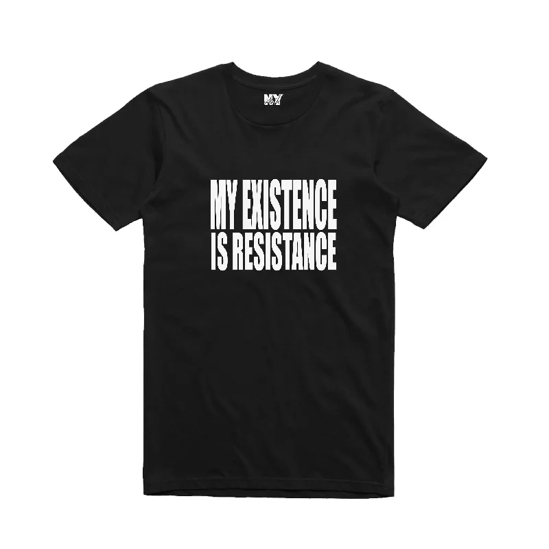 My Existence Is Resistance Shirt, Mens Tee Shirt Striped Floral Plaid