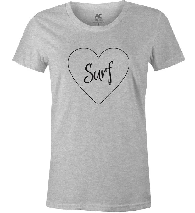 SURF LOVE T-SHIRT Chenille Blend Fleece Blend Nylon Blend