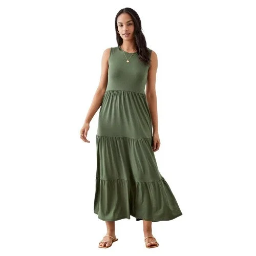 Dorothy Perkins Womens/Ladies Tiered Maxi Dress Elegant Sleeveless Maxi Dress