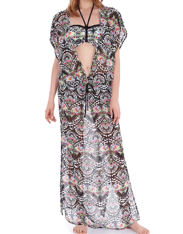 Freya Zodiac Plunge Neck Maxi Dress, Multi Stylish One-Shoulder Maxi Dress