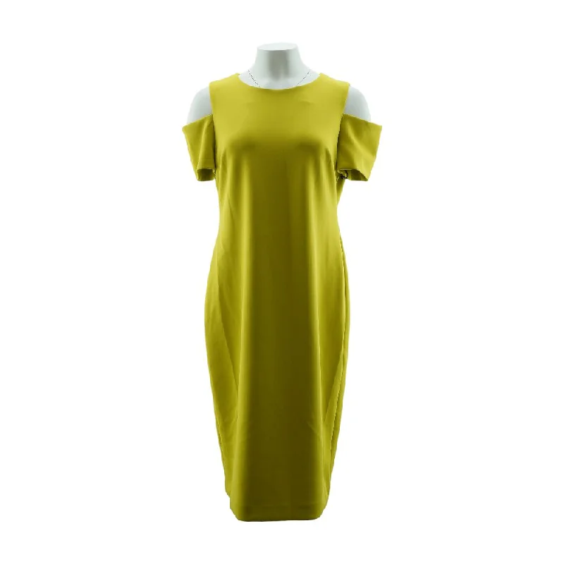 Green Solid Maxi Dress Elegant Tiered Maxi Dress