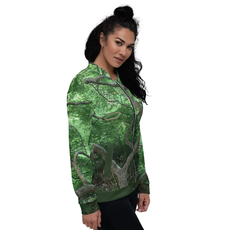 BOMBER JACKET : JAPANESE MAPLE Print Jacket Jacquard Jacket Embroidered Jacket