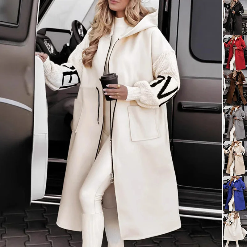 Cozy & Cool: Hooded Windbreaker Jacket for Women Jacket Blazer Coat