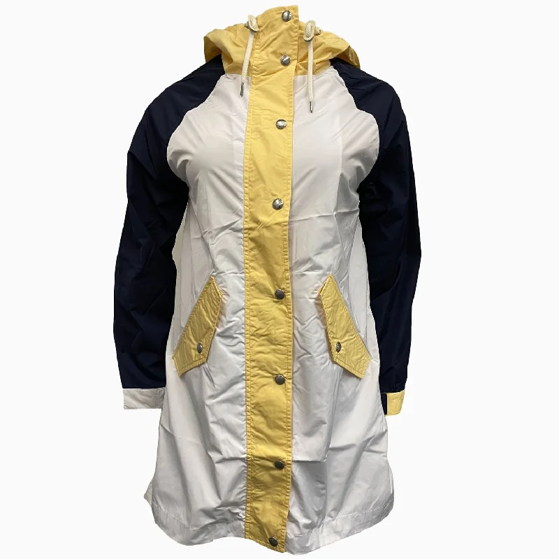 Penfield Women's Sunshine Yellow Kaplan Jacket Size XS NEW Trench Coat Raincoat Waterproof Jacket