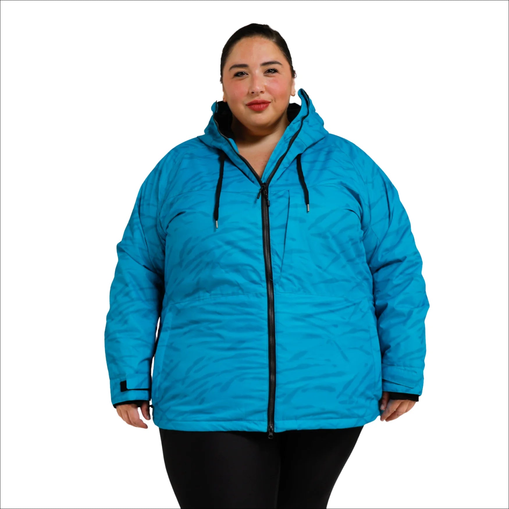 Snow Country Outerwear Womens Plus Size 1X-6X Trust Snowboarding Ski Coat Jacket Front Pockets Side Pockets Patch Pockets