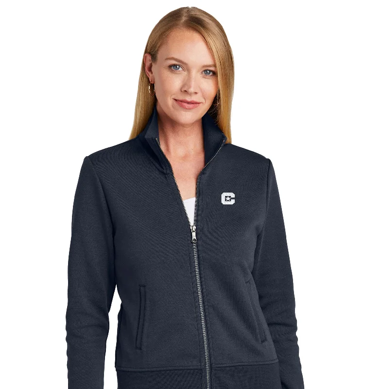 The Citadel C, Brooks Brothers® Women’s Double-Knit Full-Zip Jacket Embroidered Jacket Appliqued Jacket Beaded Jacket