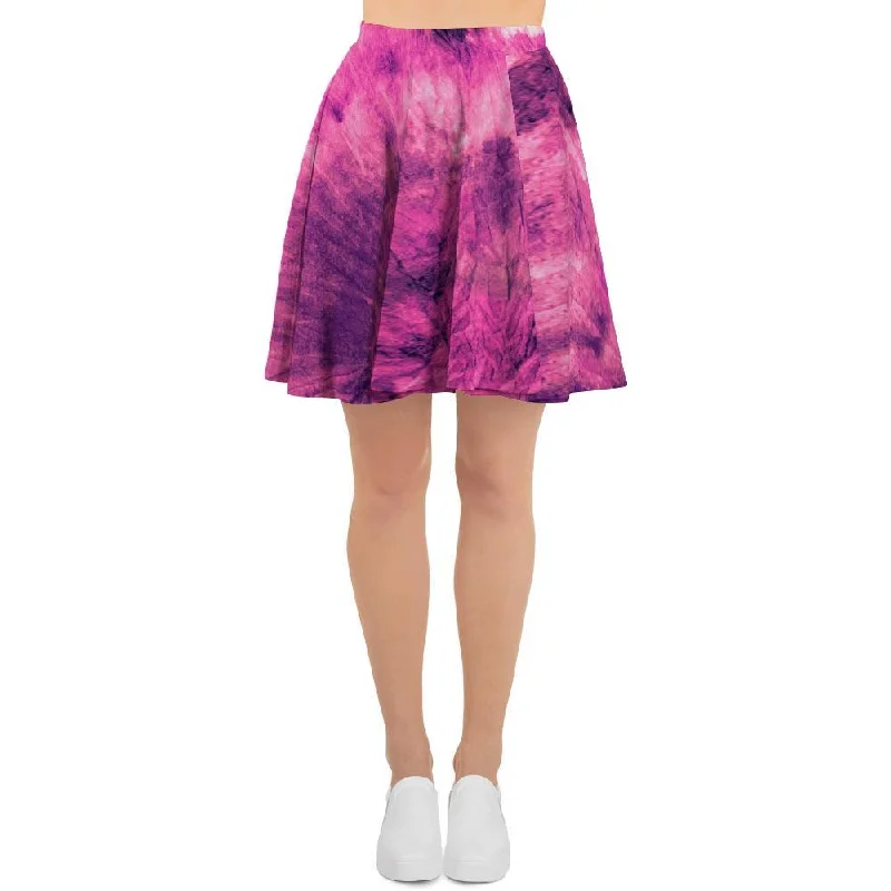 Pink Tie Dye Women's Skirt linen skirt natural