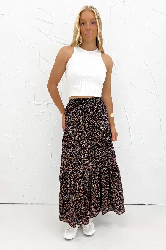 Pip Maxi Skirt Print pencil skirt chic