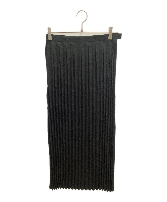 [Pre-owned] ISSEY MIYAKE pleated skirt IM24FG939 zip skirt side