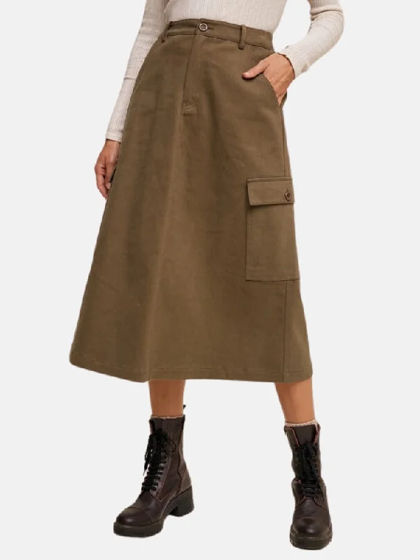 Ramona Cargo Skirt chiffon skirt delicate